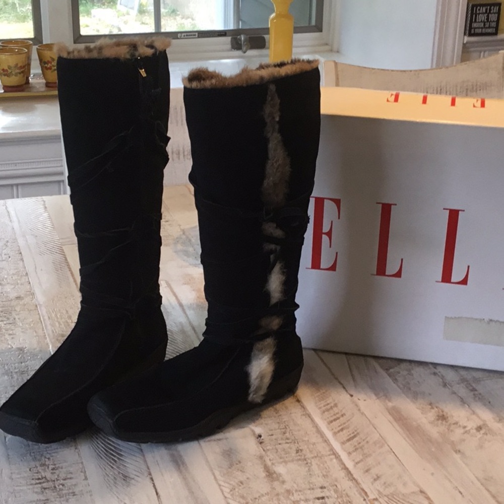Mohawk suede boots by Elle free shipping